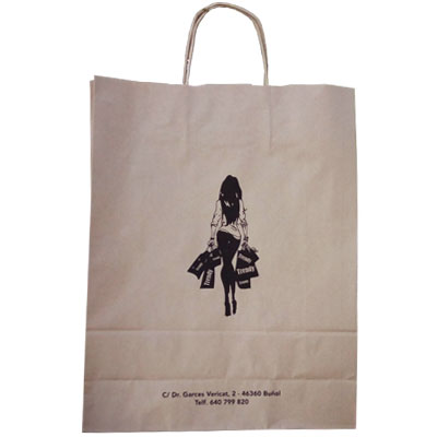 Bolsas Kraft con acabados ecológicos
