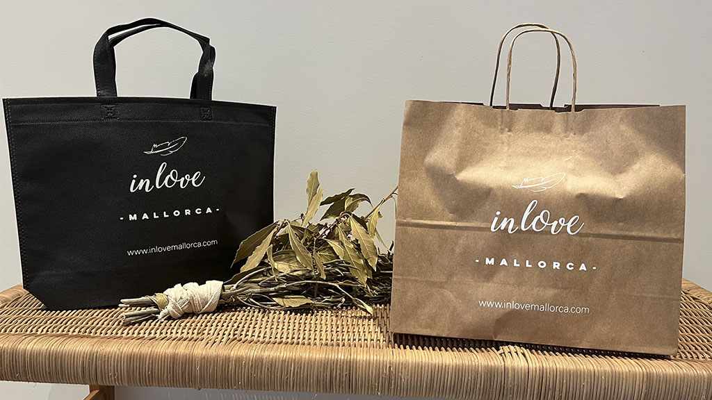 Bolsas de tela y papel IN Love Mallorca